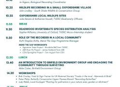 TVERC Spring Recorders Conference 2026 Agenda